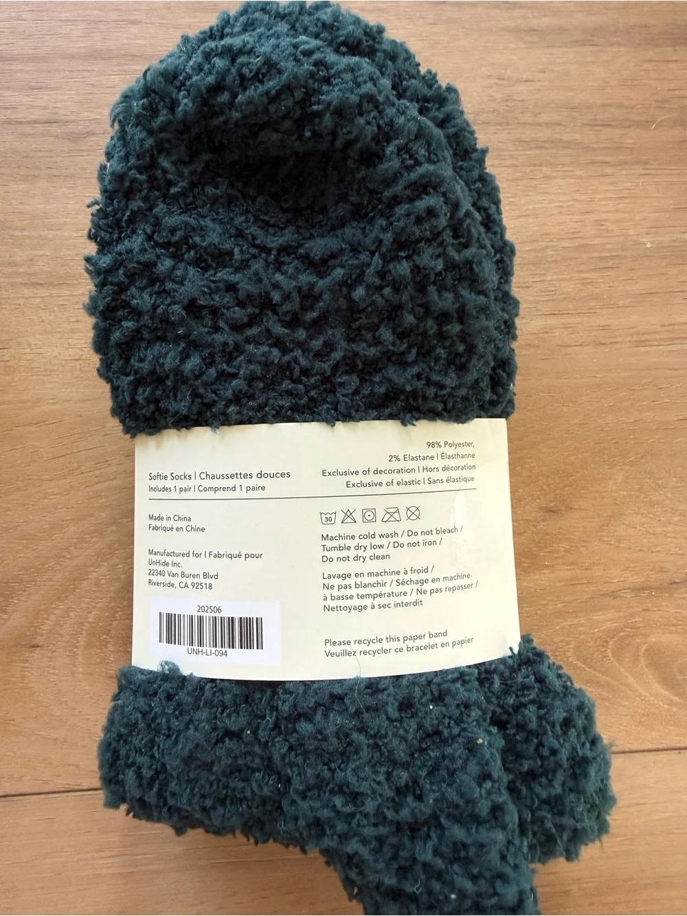 UnHide Women's Softie Cozy Socks — Dark Teal